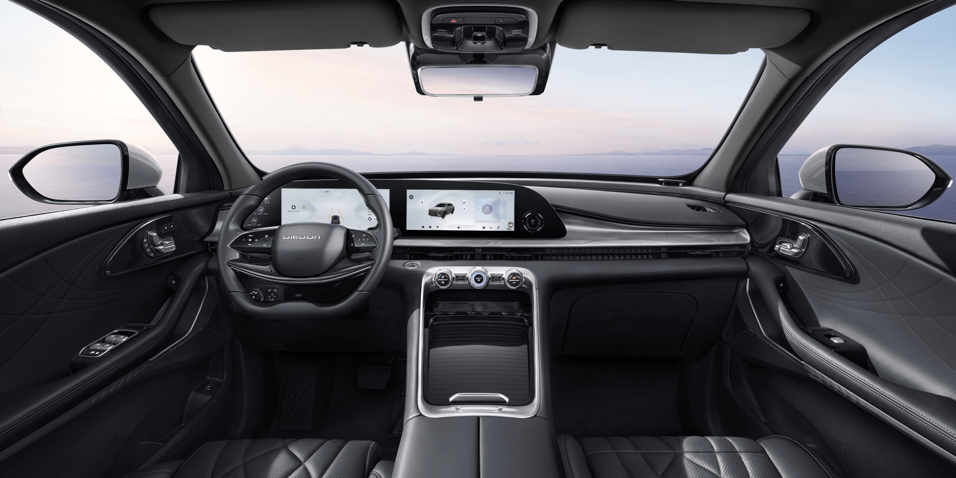 OMODA C9 yacht-inspired premium interior cabin