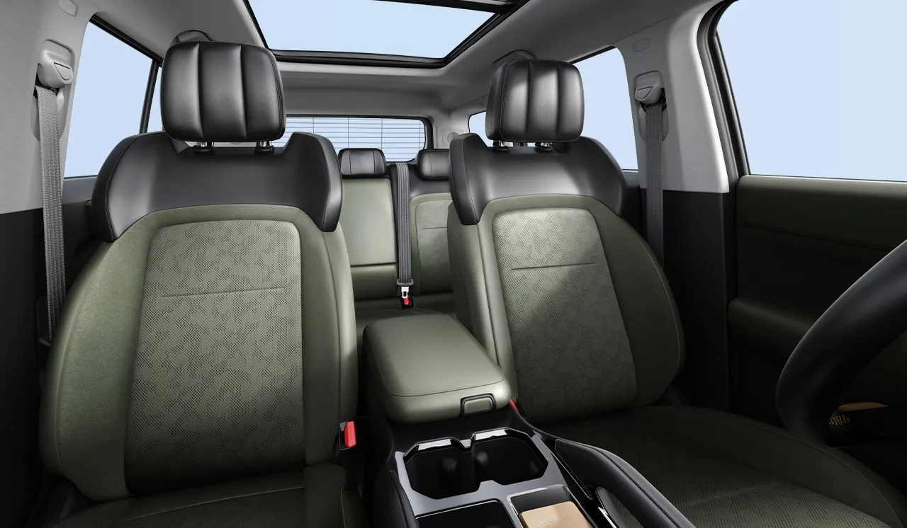 Jaecoo J6 spacious interior cabin overview