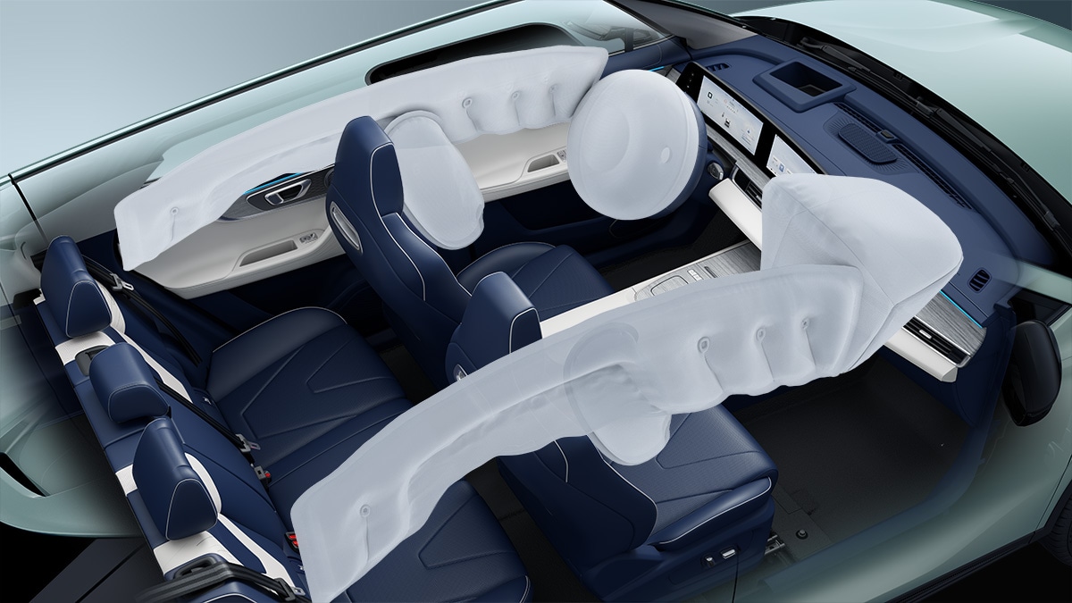 Jaecoo J6 6 Airbag Protection System demonstration